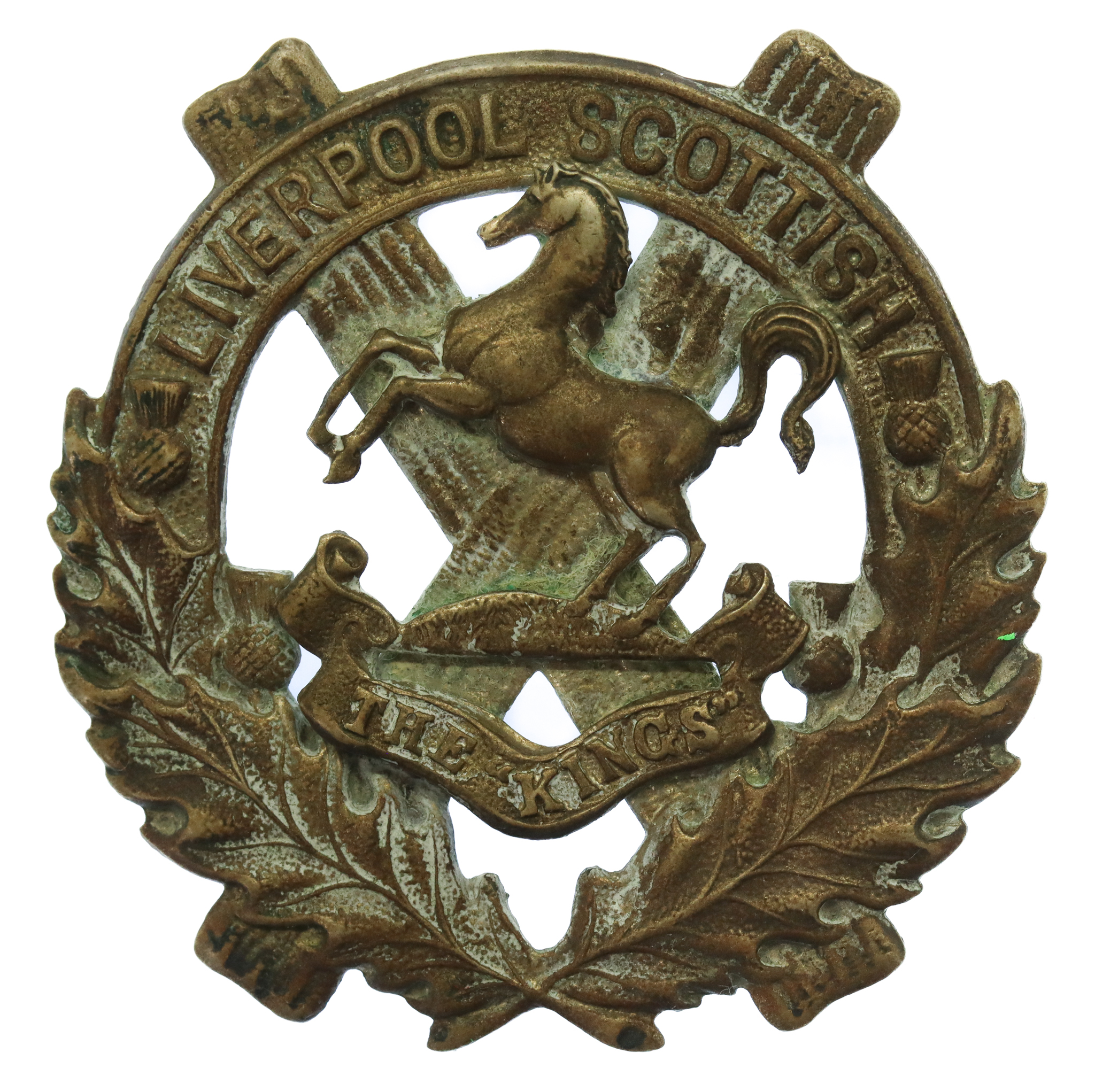 10th (Scottish) Bn. King's Liverpool Regiment (Liverpool Scottish) Cap Badge