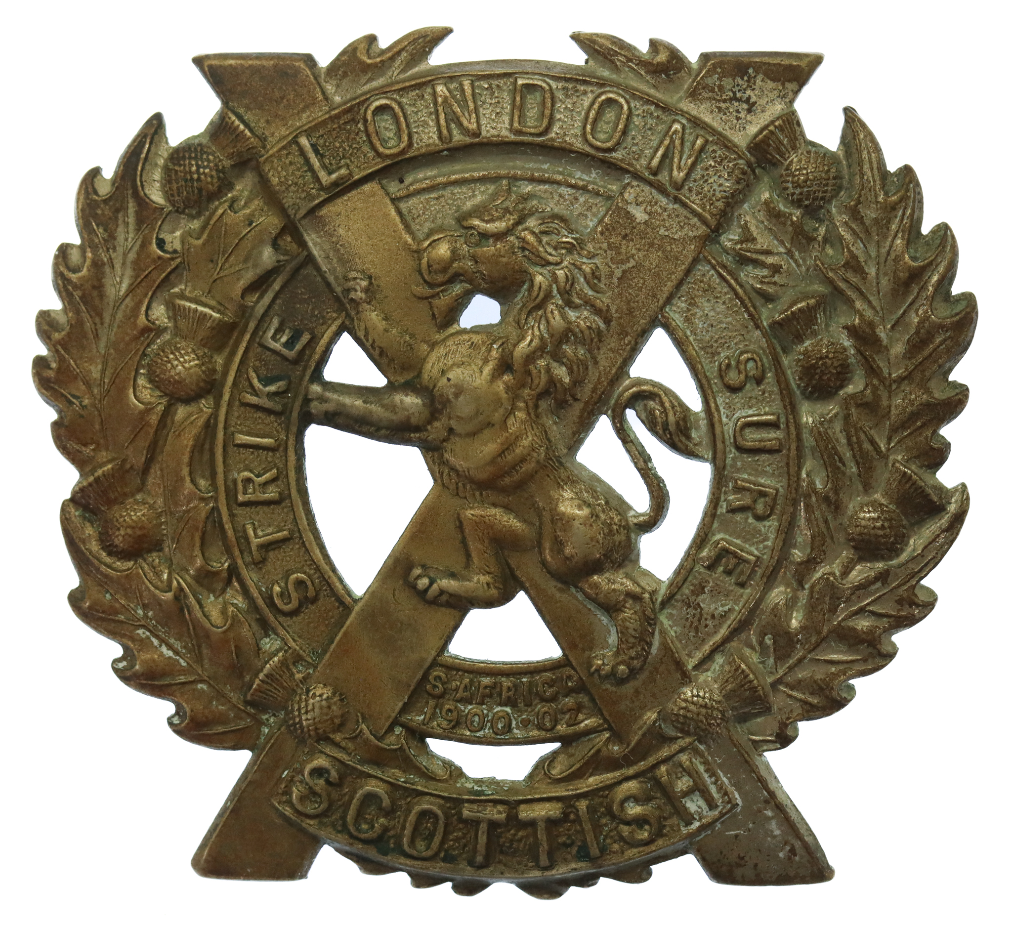 14th County of London Bn. (London Scottish) London Regiment Cap Badge