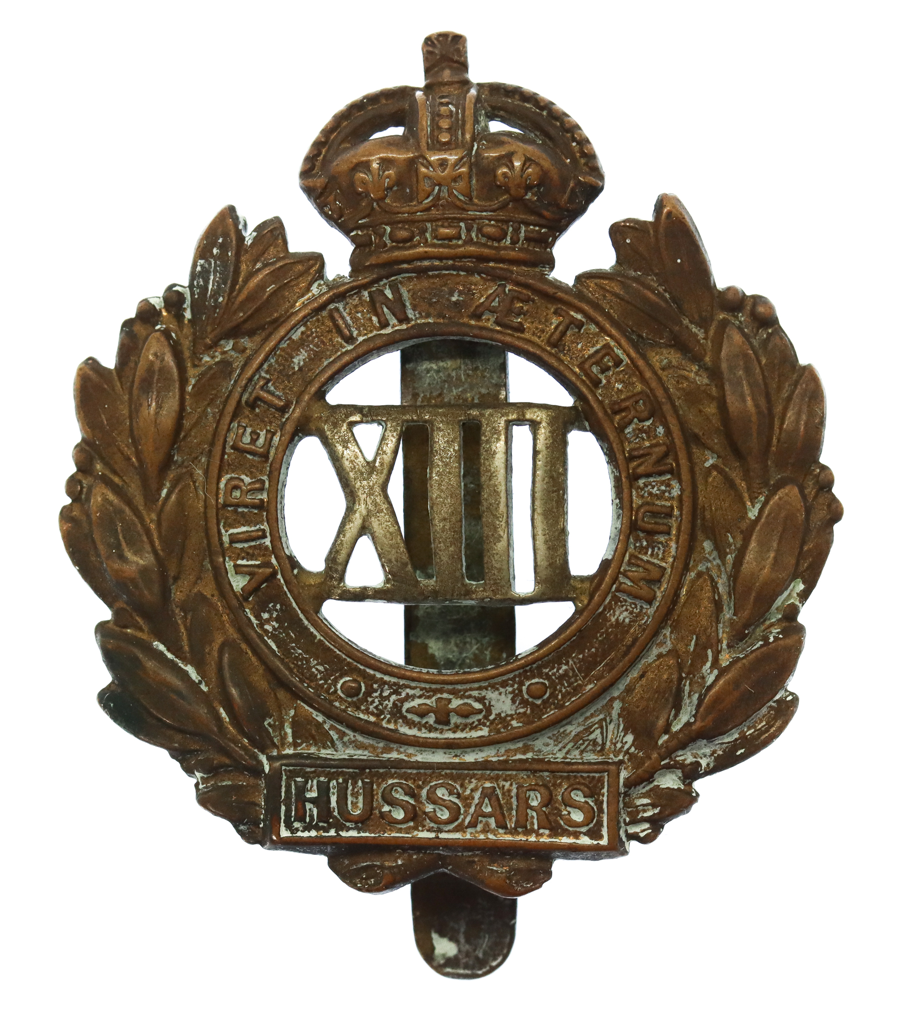 Edwardian 13th Hussars Cap Badge