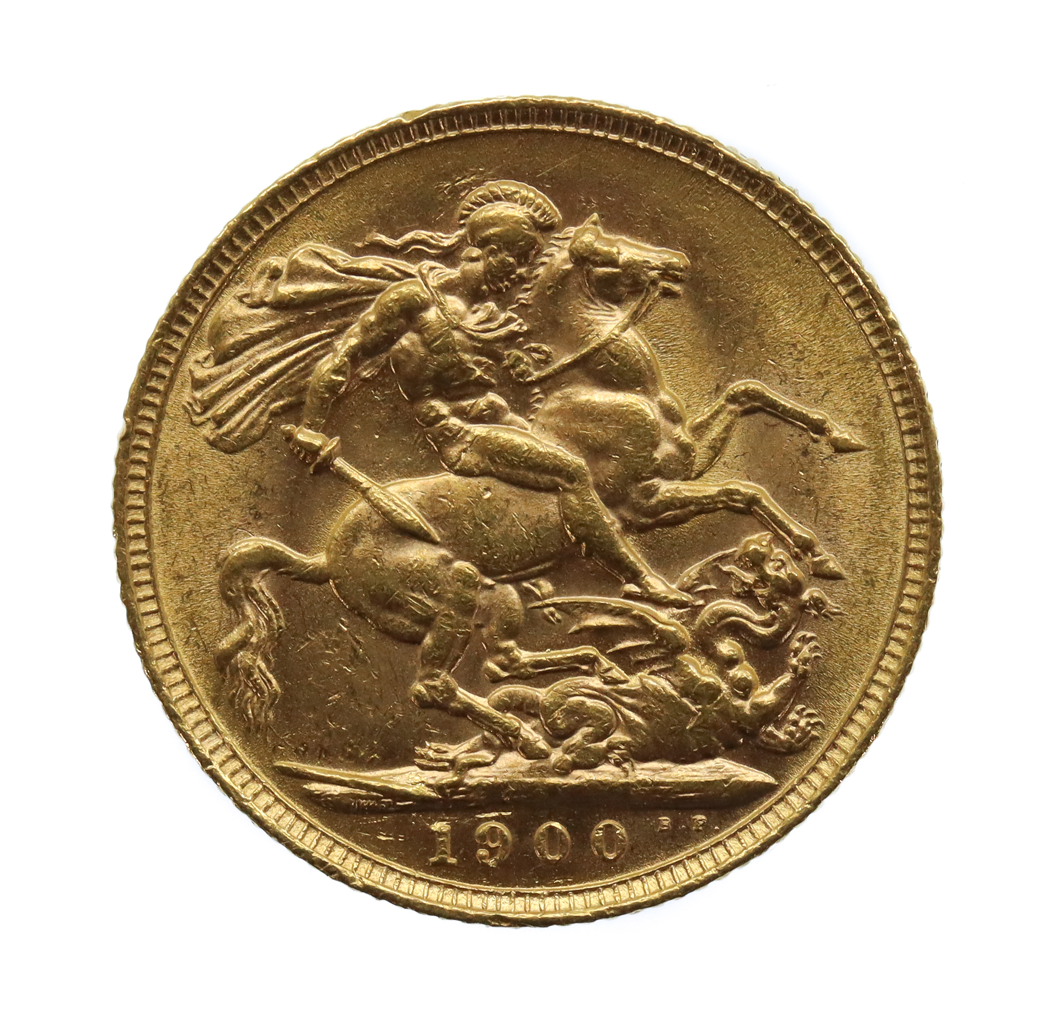 1900 Victoria 22ct Gold Full Sovereign Coin