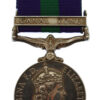 General Service Medal (Clasp - Canal Zone) - AC2 E.B. James, Royal Air Force