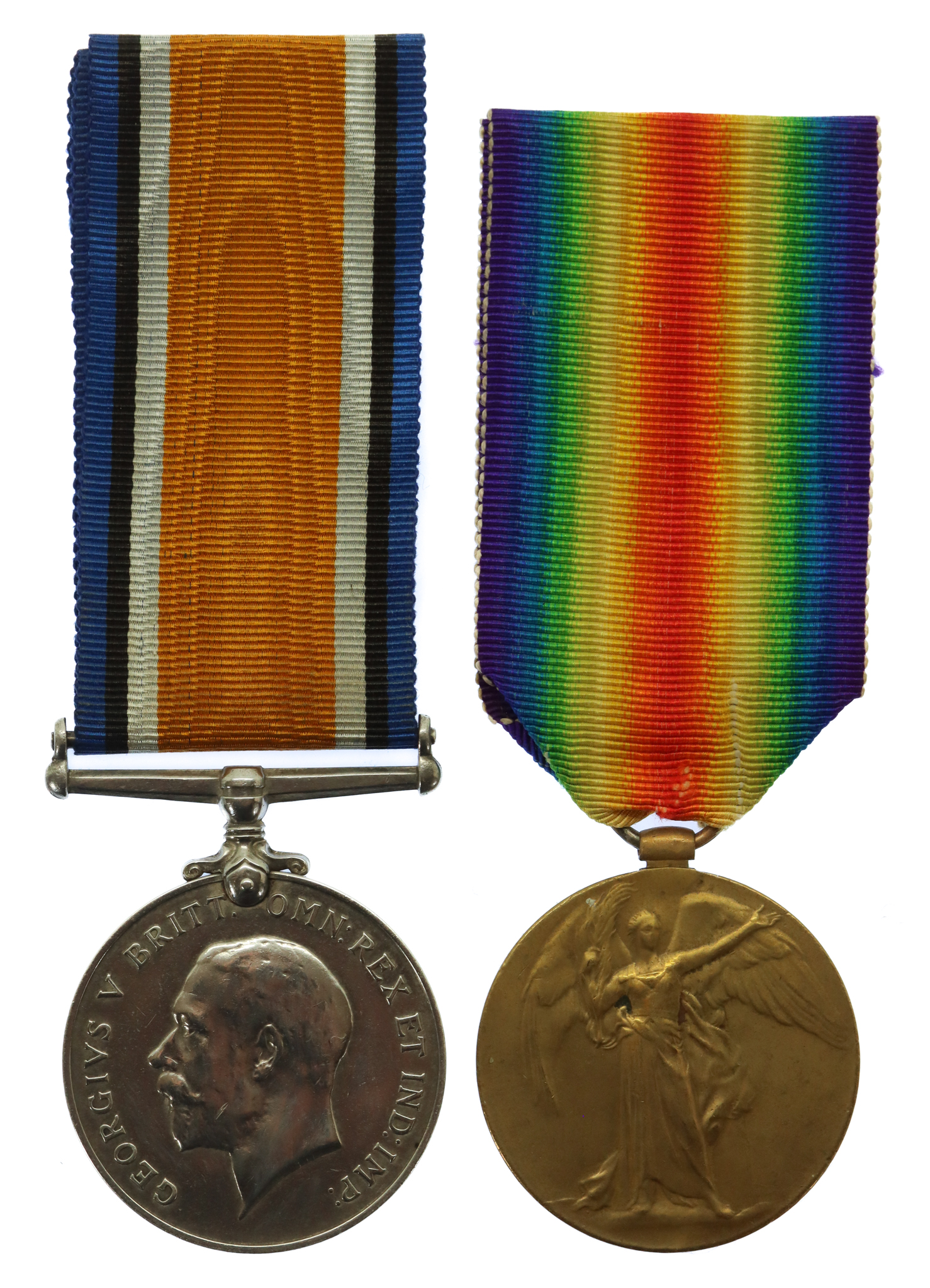 WW1 British War & Victory Medal Pair - Pte. S.A. Smith, Middlesex Regiment