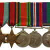 WW2 and General Service Medal (Clasp - Palestine 1945-48) Group of Five - Pte. P. Webb, East Yorkshire Regiment