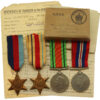 WW2 Prisoner of War Medal Group of Four - Pte. G.W. Hart (Campbell), East Yorkshire Regiment