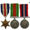 WW2 and General Service Medal (Clasp - Palestine 1945-48) Group of Five - Pte. D.G. Young, East Yorkshire Regiment
