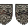 Pair of Mid-Anglia Constabulary Collar Badges