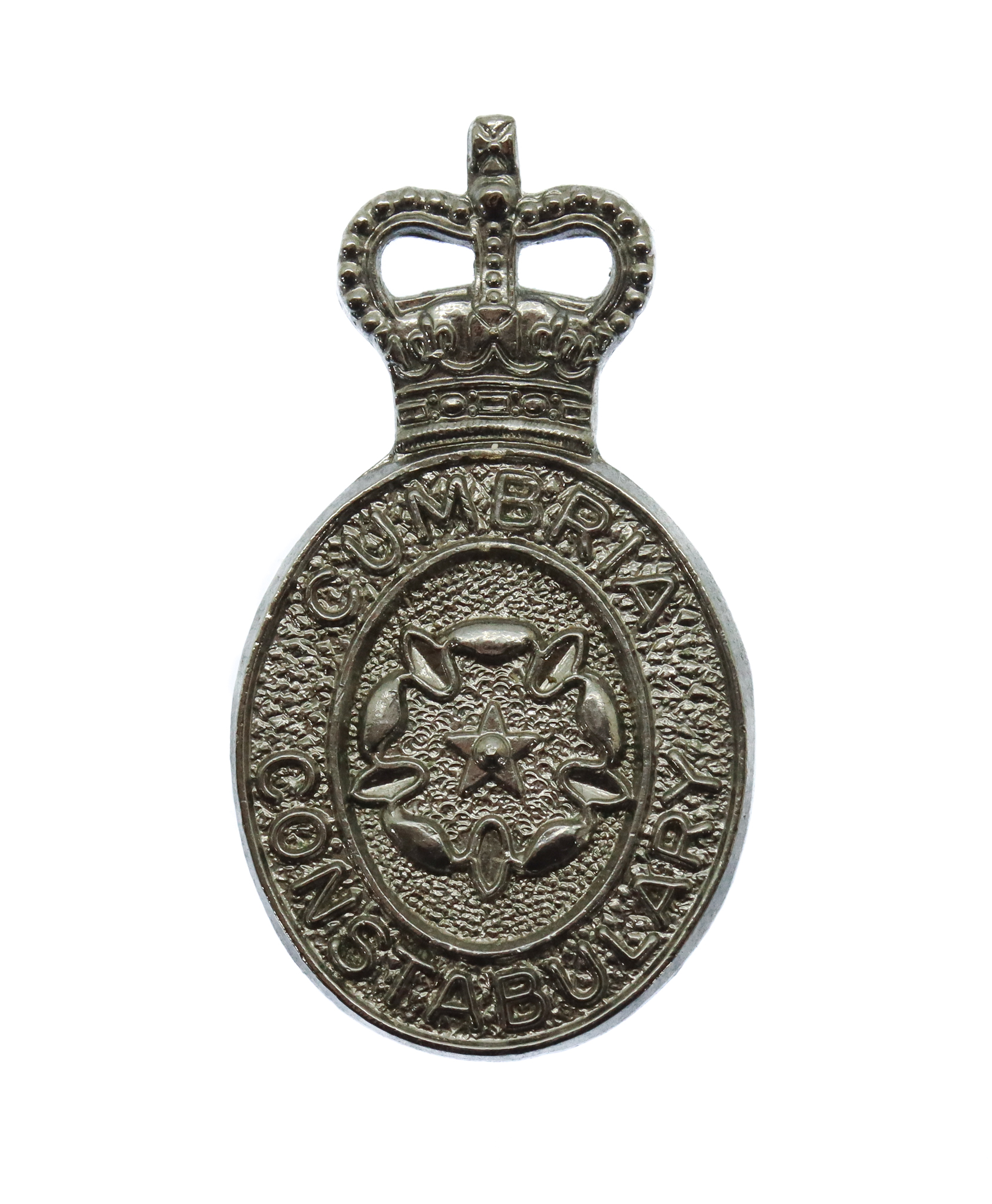 Cumbria Constabulary Collar Badge - Queen's Crown