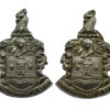 Pair of Gateshead Borough Police Collar Badges