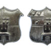 Pair of Worcester City Police Collar Badges