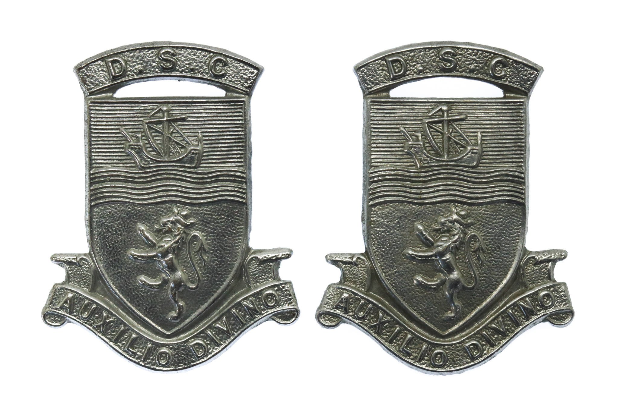 Pair of Devon Special Constabulary Collar Badges