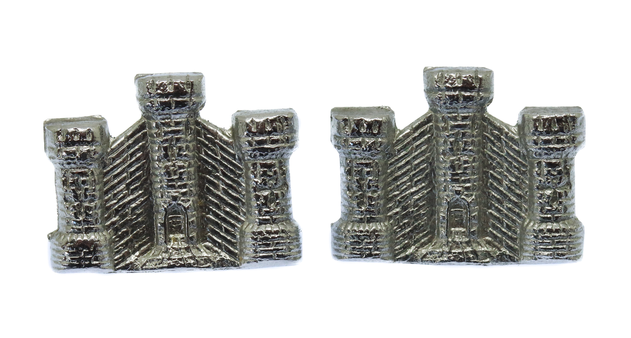 Pair of Exeter City Police Collar Badges