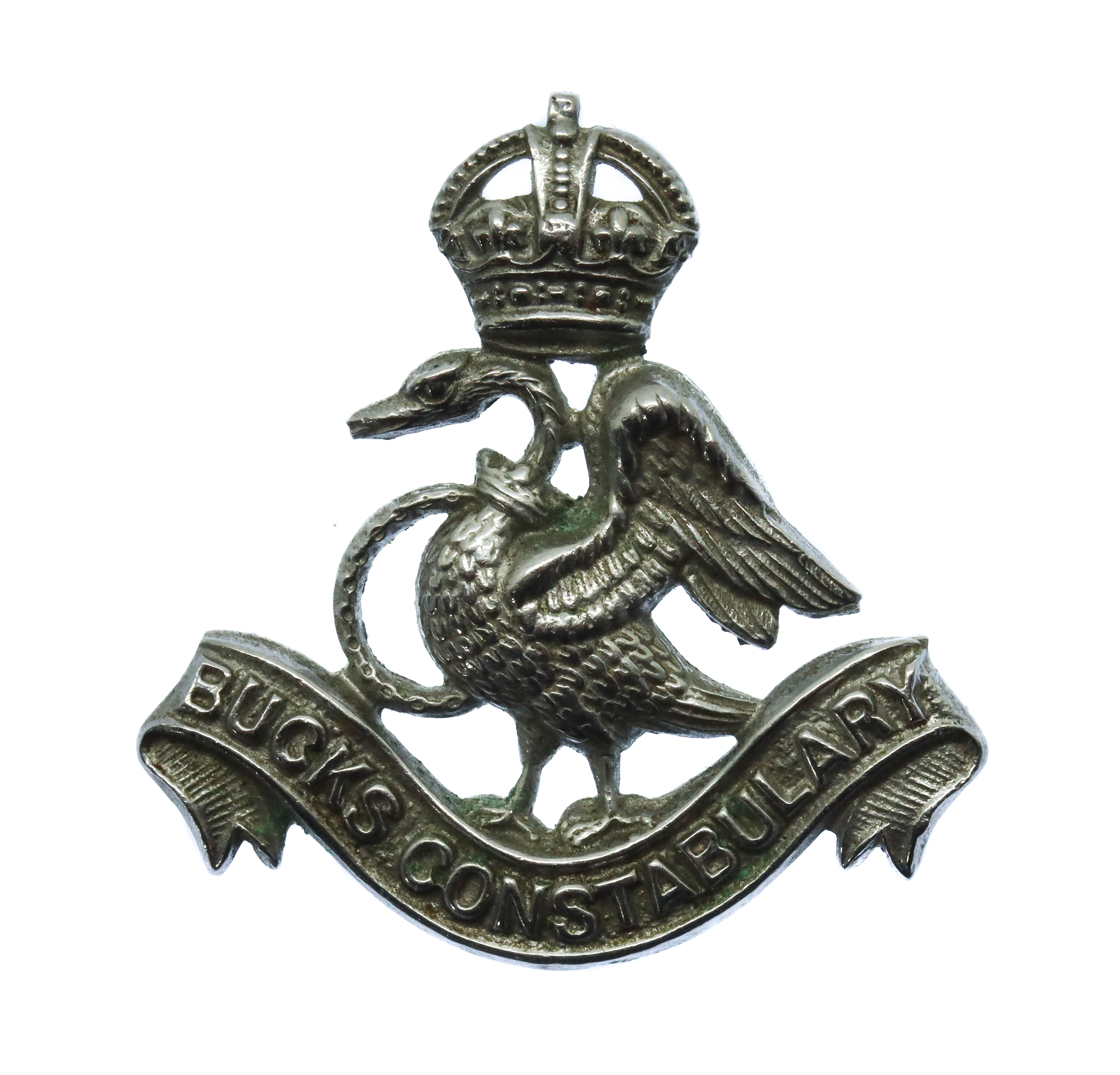 Buckinghamshire Constabulary Collar Badge - Kings's Crown