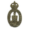 Blackpool Police White Metal Collar Badge - King's Crown