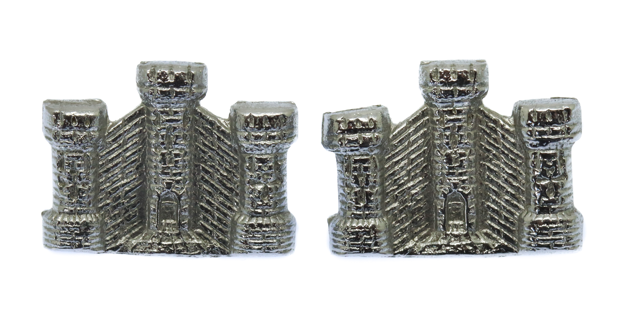 Pair of Exeter City Police Collar Badges