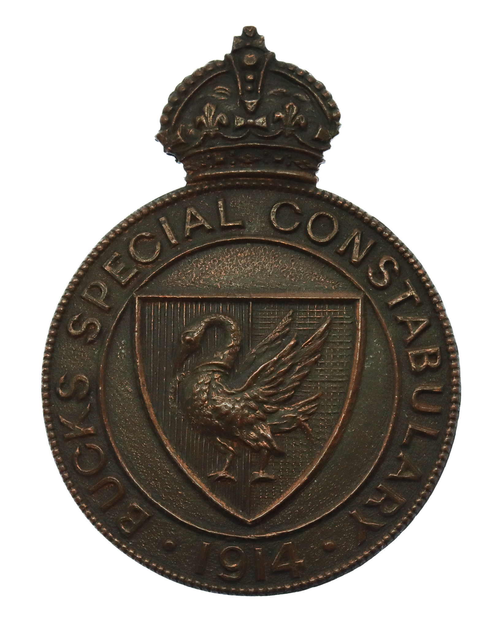 WW1 Buckinghamshire Special Constabulary 1914 Lapel Badge