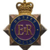 Dorset Police Enamelled Cap Badge - Queen's Crown