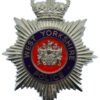West Yorkshire Police Enamelled Helmet Plate - Queen's Crown
