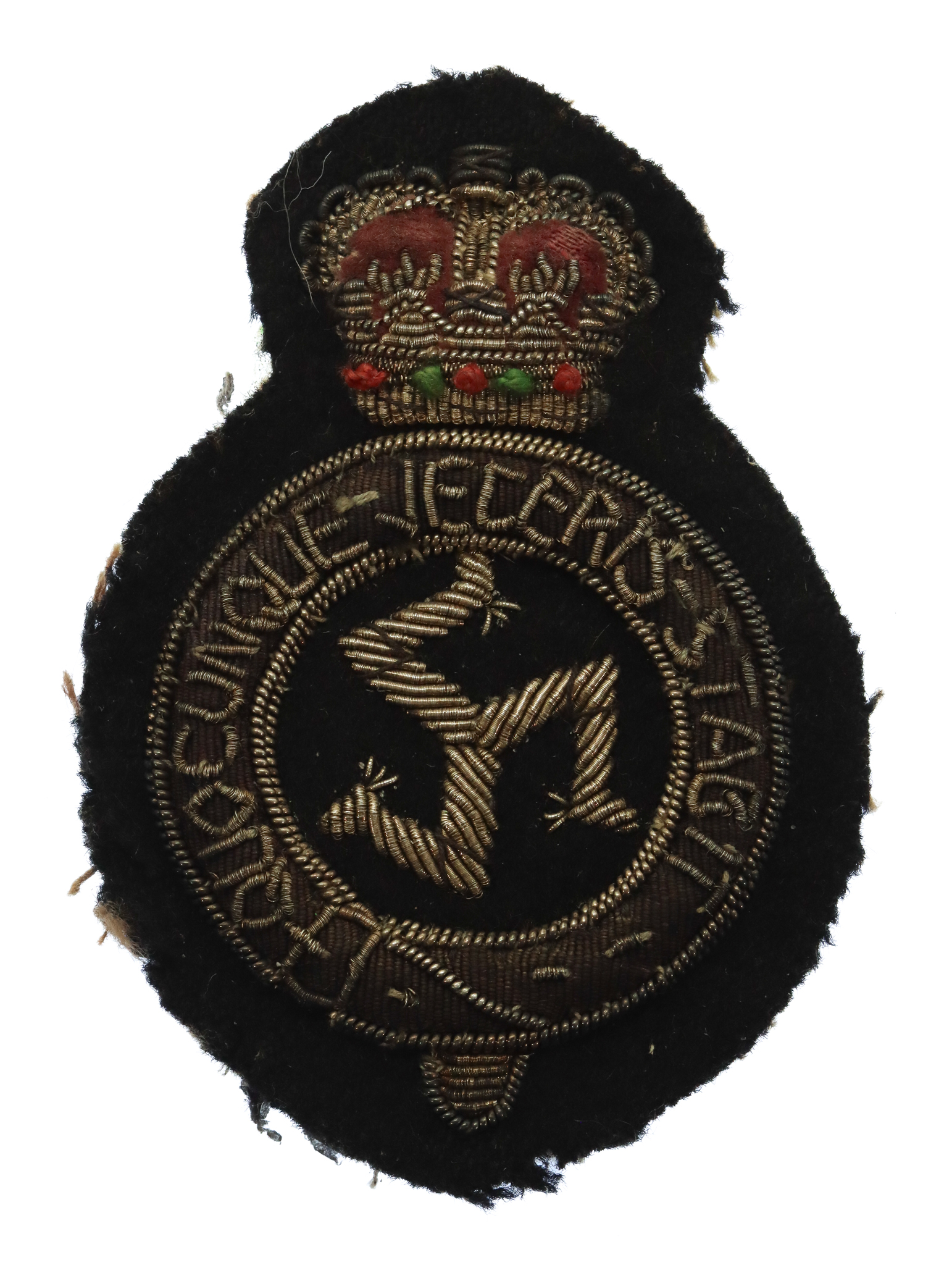 Isle of Man Constabulary Bullion Cap Badge - Queen's Crown