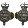 Pair of Lancashire Constabulary Collar Badges - Queen's Crown