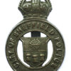 Sheffield City Police Cap Badge - King's Crown