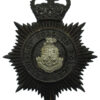 Barnsley Borough Police Night Helmet Plate - Queen's Crown