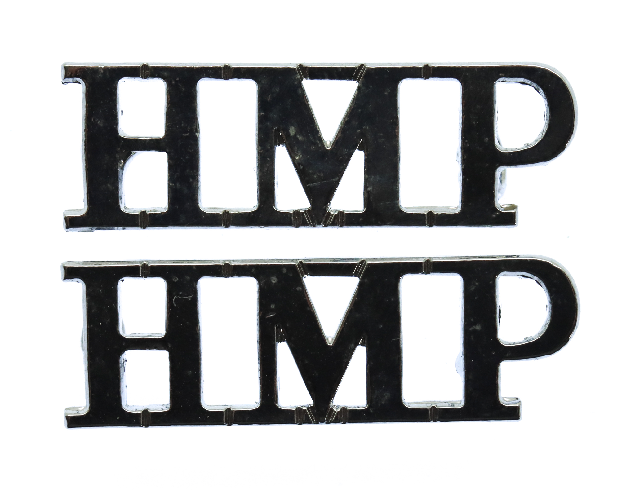 Pair of H.M.Prison Service (H.M.P.) Shoulder Titles