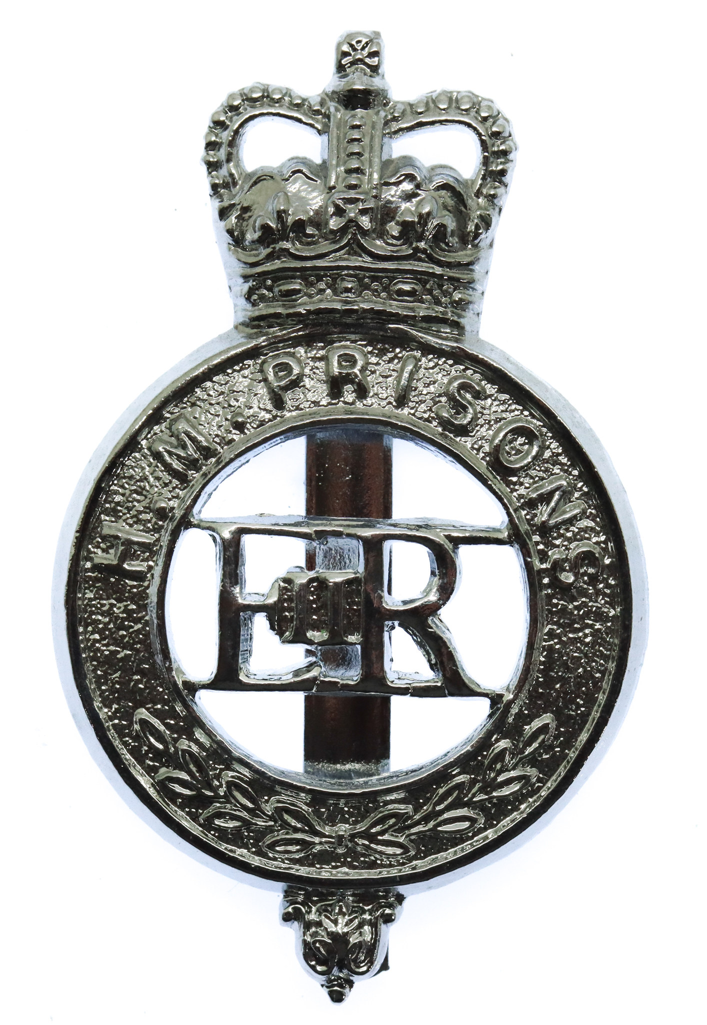 H.M. Prison Service Cap Badge - Queen's Crown