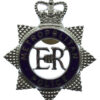 Metropolitan Police Enamelled Cap Badge - Queen's Crown