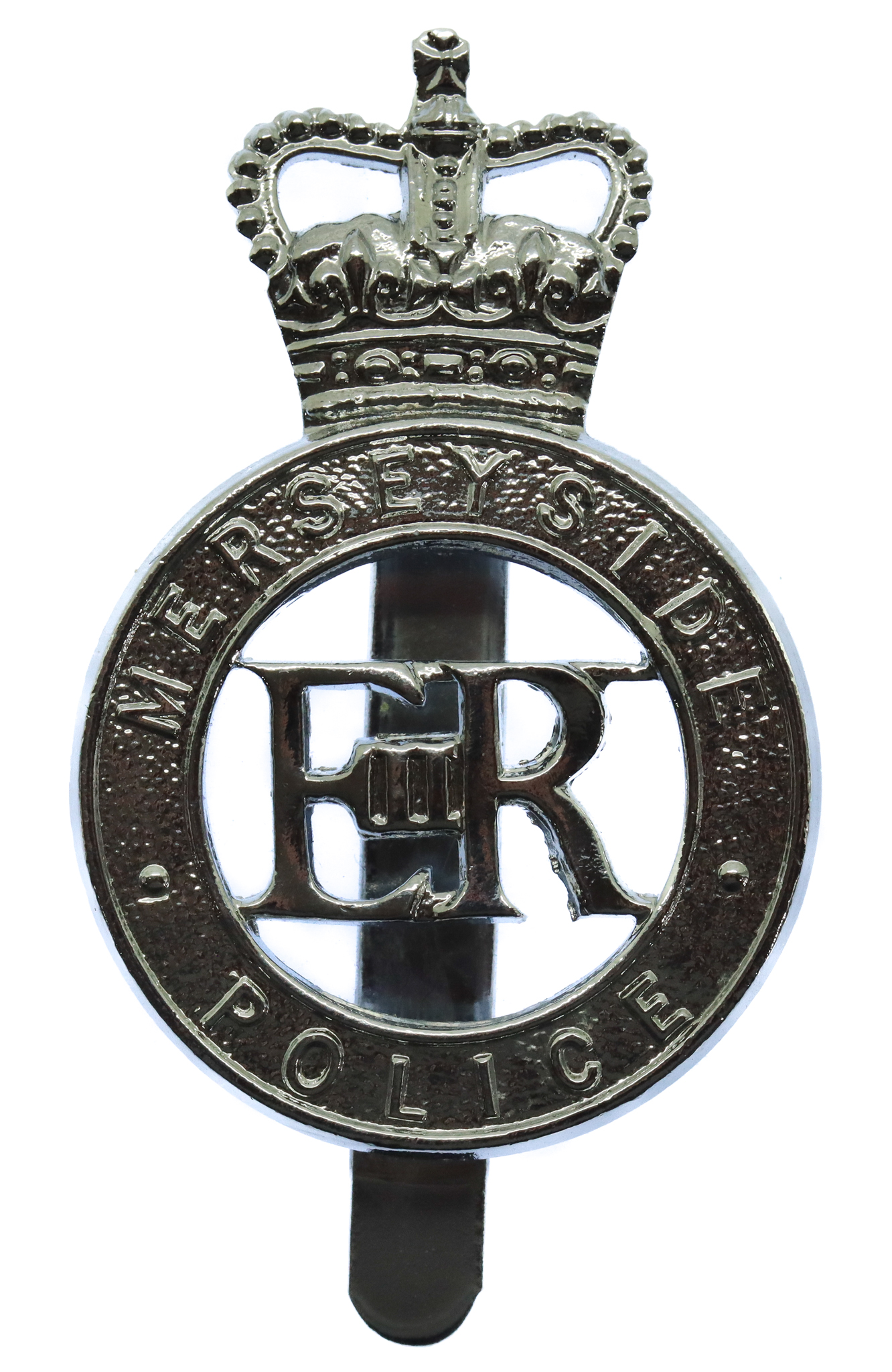 Merseyside Police Cap Badge - Queen's Crown