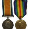 WW1 British War & Victory Medal Pair - Pte. S. Megahy, Machine Gun Corps