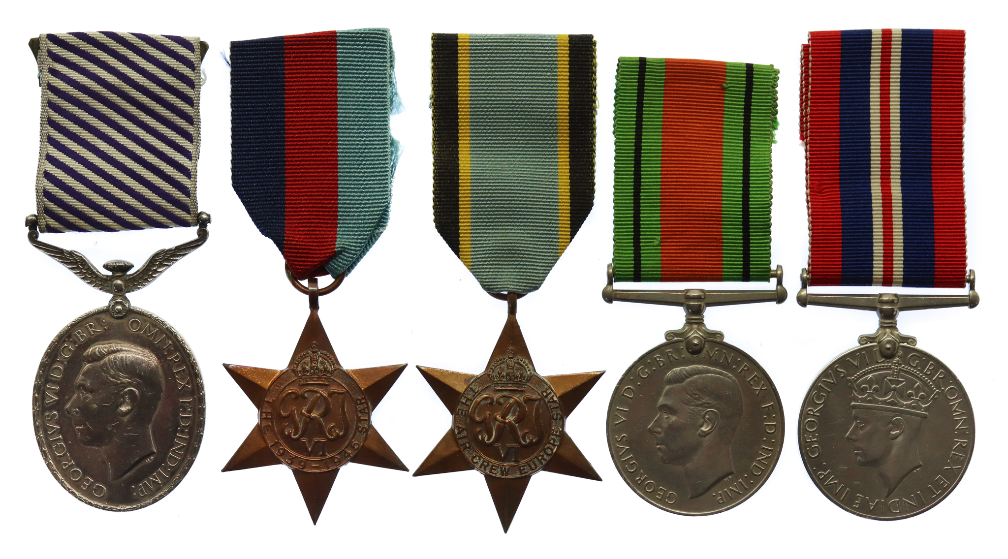 WW2 Distinguished Flying Medal Group of Five - Pilot Officer A.E. Gray, Royal Air Force Volunteer Reserve (83 and 515 Squadrons)
