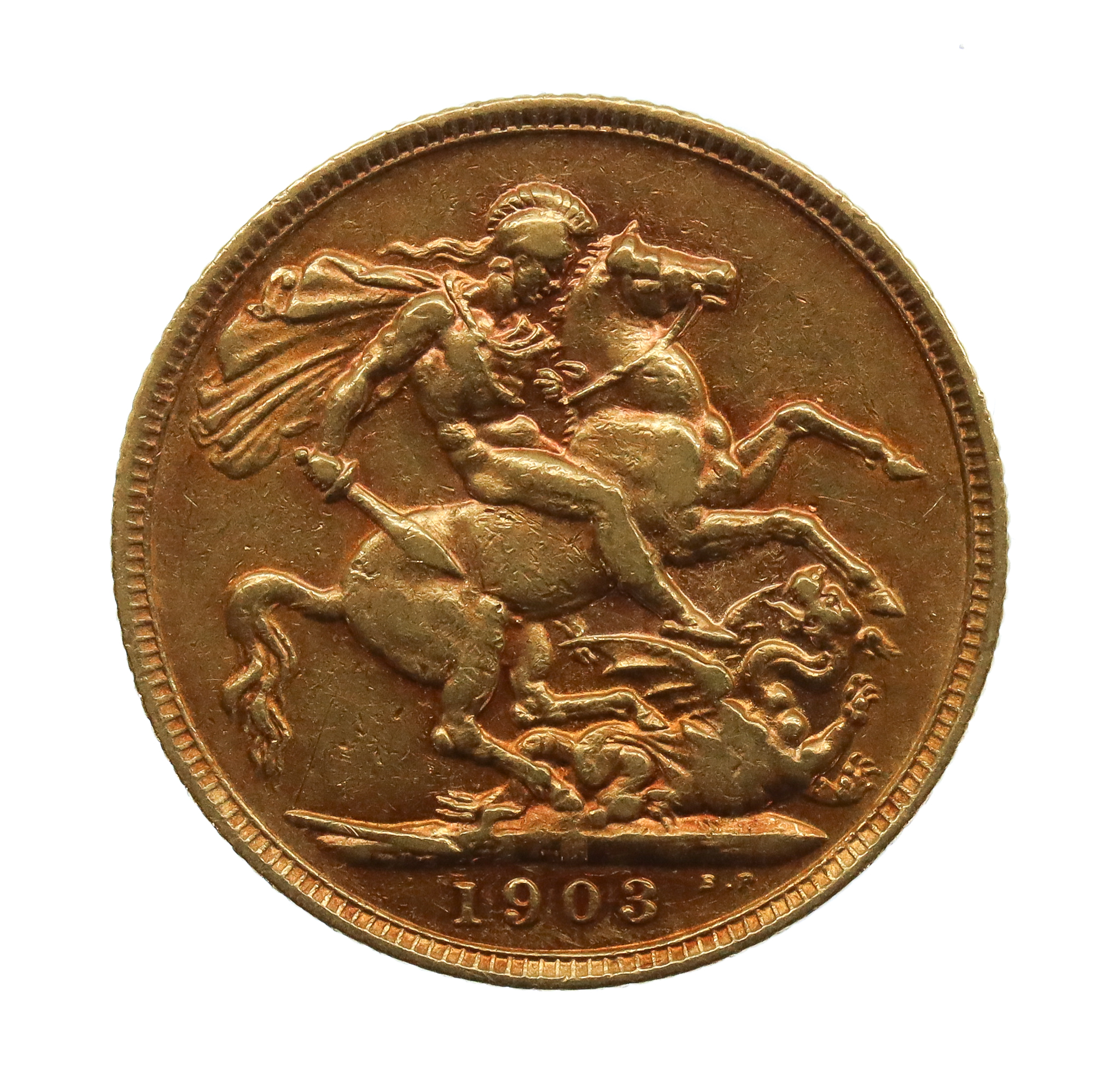 1903 M Edward VII 22ct Gold Full Sovereign Coin (Melbourne Mint)