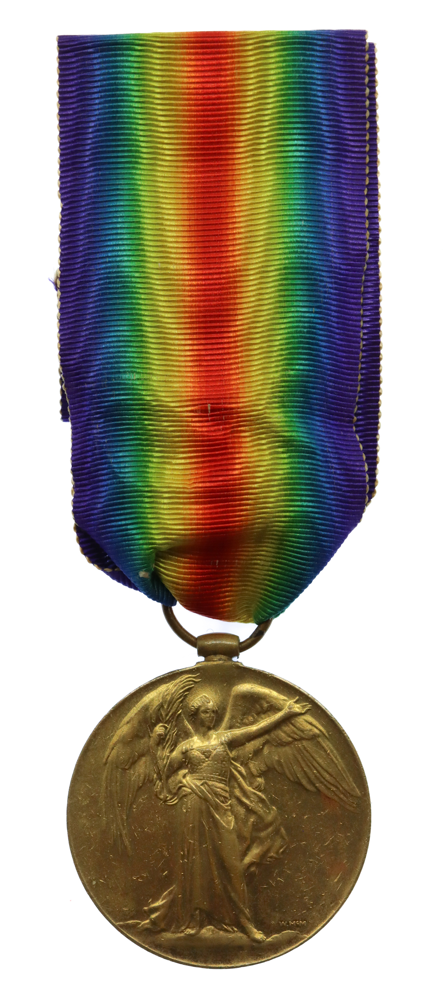 WW1 Victory Medal - Pte. A. Ling, 11th Bn. Essex Regiment - K.I.A. 22/4/17