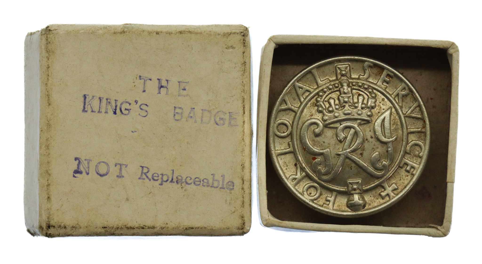 WW2 The King's Badge for Loyal Service in Box