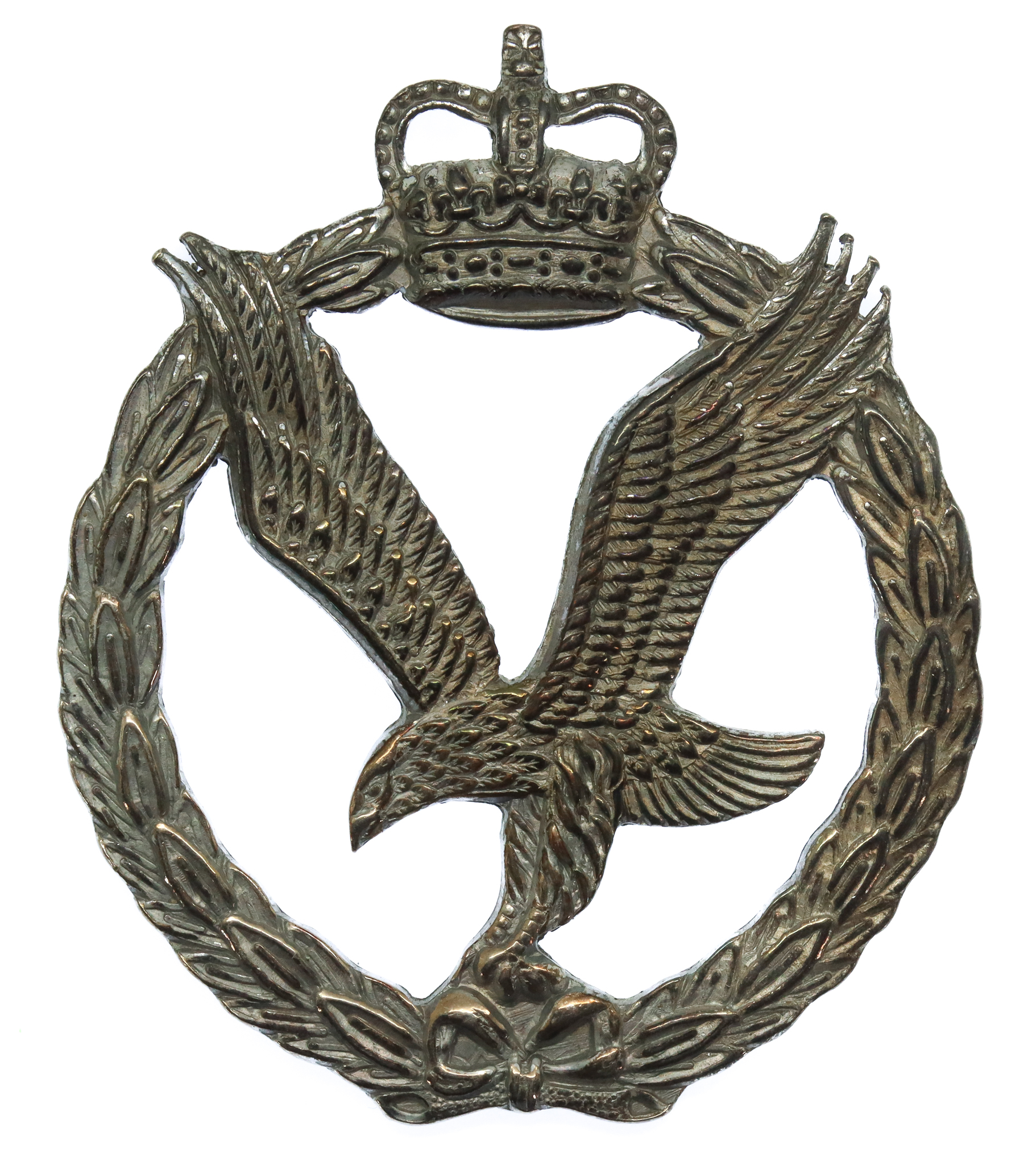 Army Air Corps Officer's Cap Badge - Queen's Crown