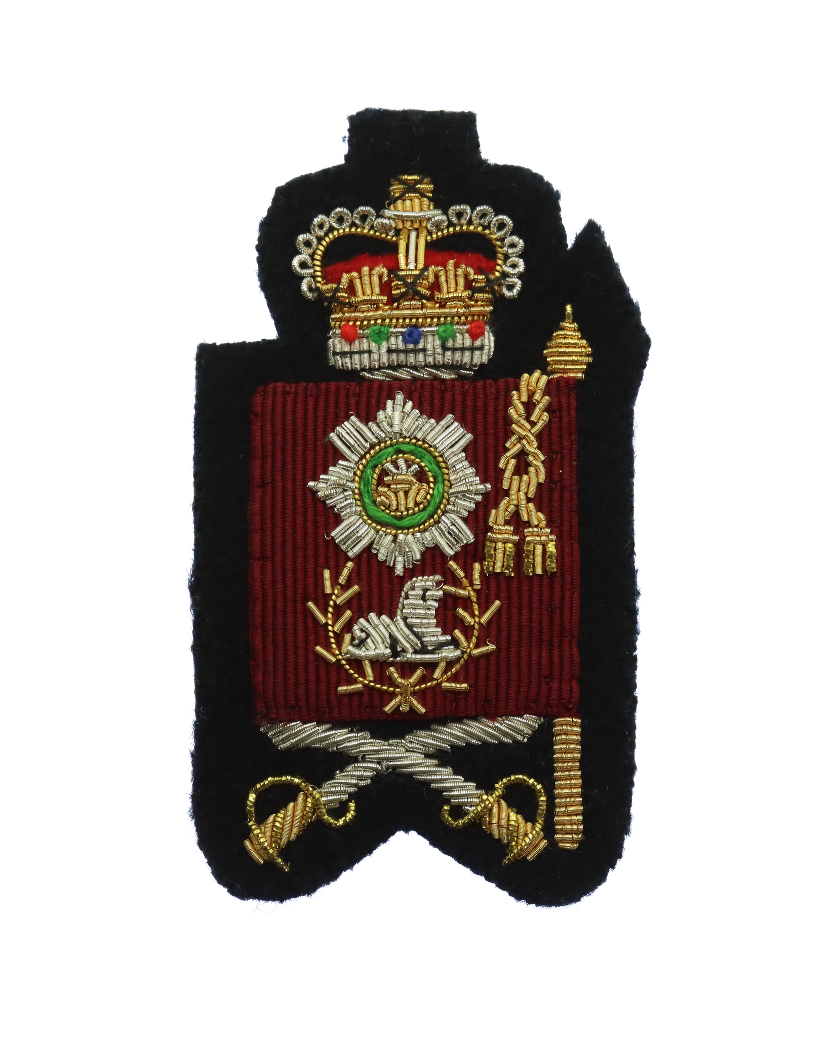 Scots Guards Warrant Officer Class 2 W.O.II Bullion Mess Dress Badge 