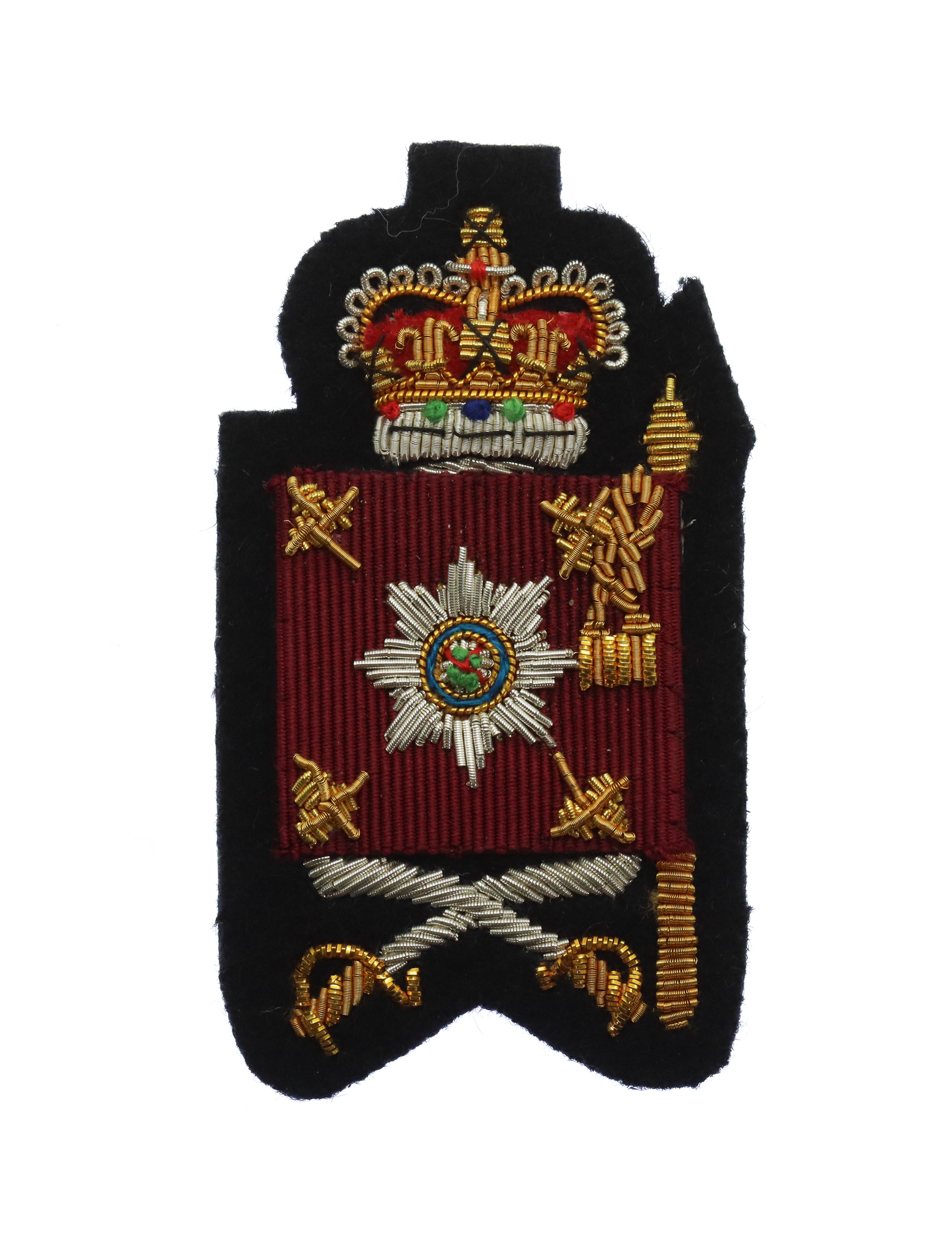 Irish Guards Warrant Officer Class 2 W.O.II Bullion Mess Dress Badge 