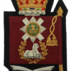 Scots Guards Warrant Officer Class 2 W.O.II Bullion Sleeve Badge - Queen's Crown