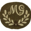 British Army Machine Gunner (M.G.) Cloth Proficiency Arm Badge