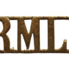 Royal Marine Light Infantry (R.M.L.I.) Shoulder Title