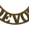 Devonshire Regiment (DEVON) Shoulder Title
