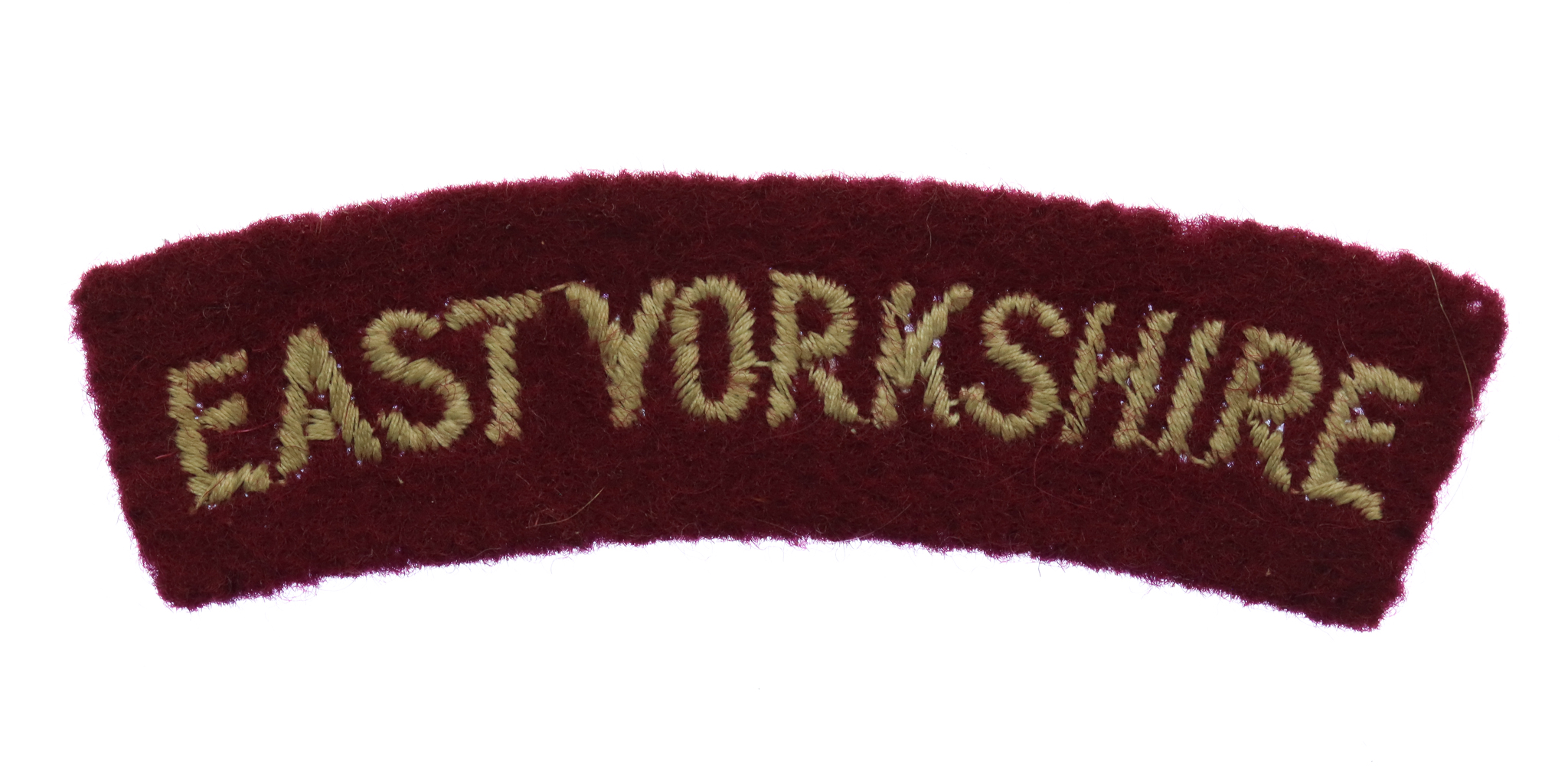 East Yorkshire Regiment (EAST YORKSHIRE) Cloth Shoulder Title