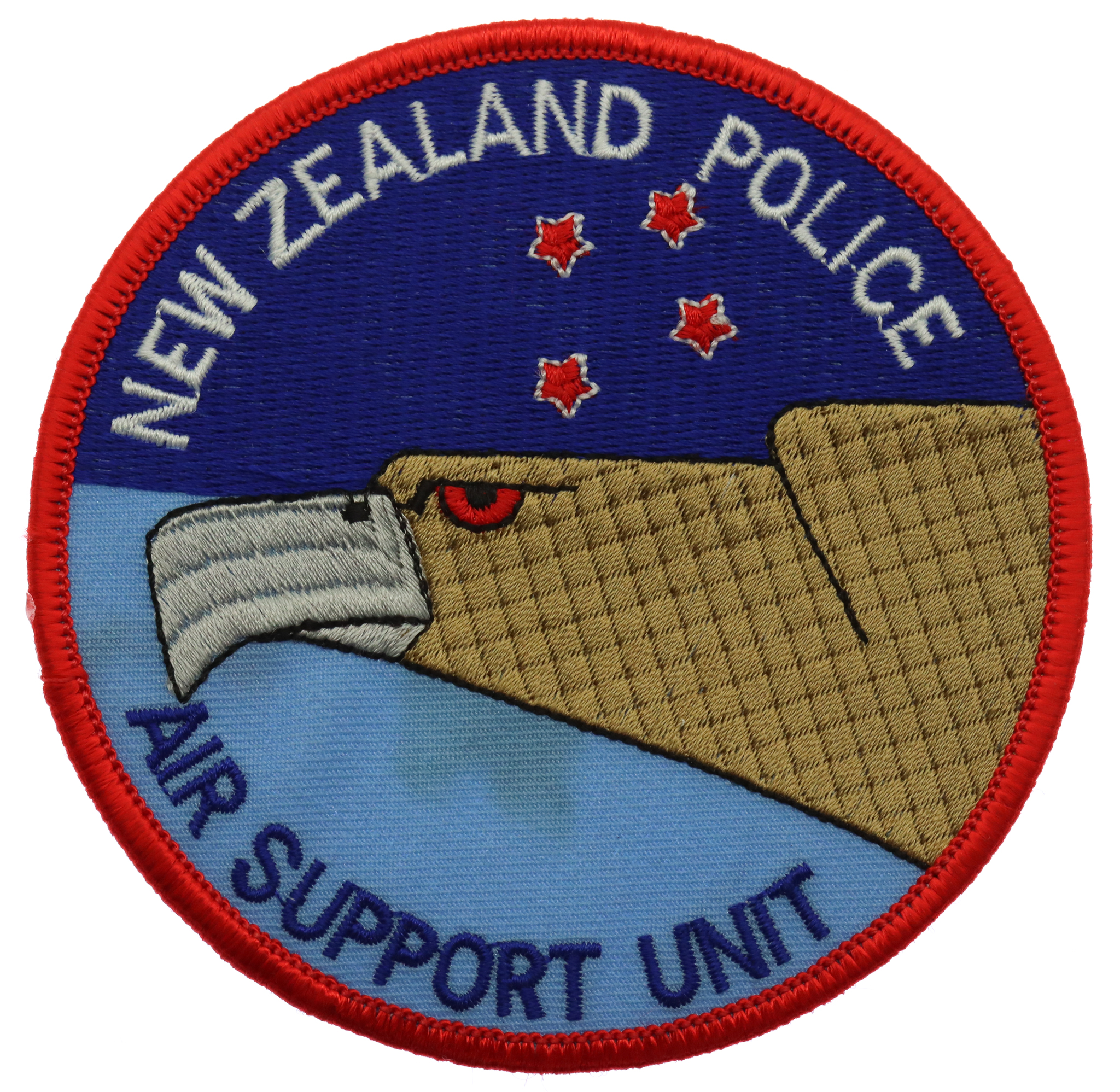 New Zealand Police Air Support Unit Cloth Patch Badge