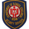 Australia New South Wales Department of School Education Security Services Cloth Patch Badge