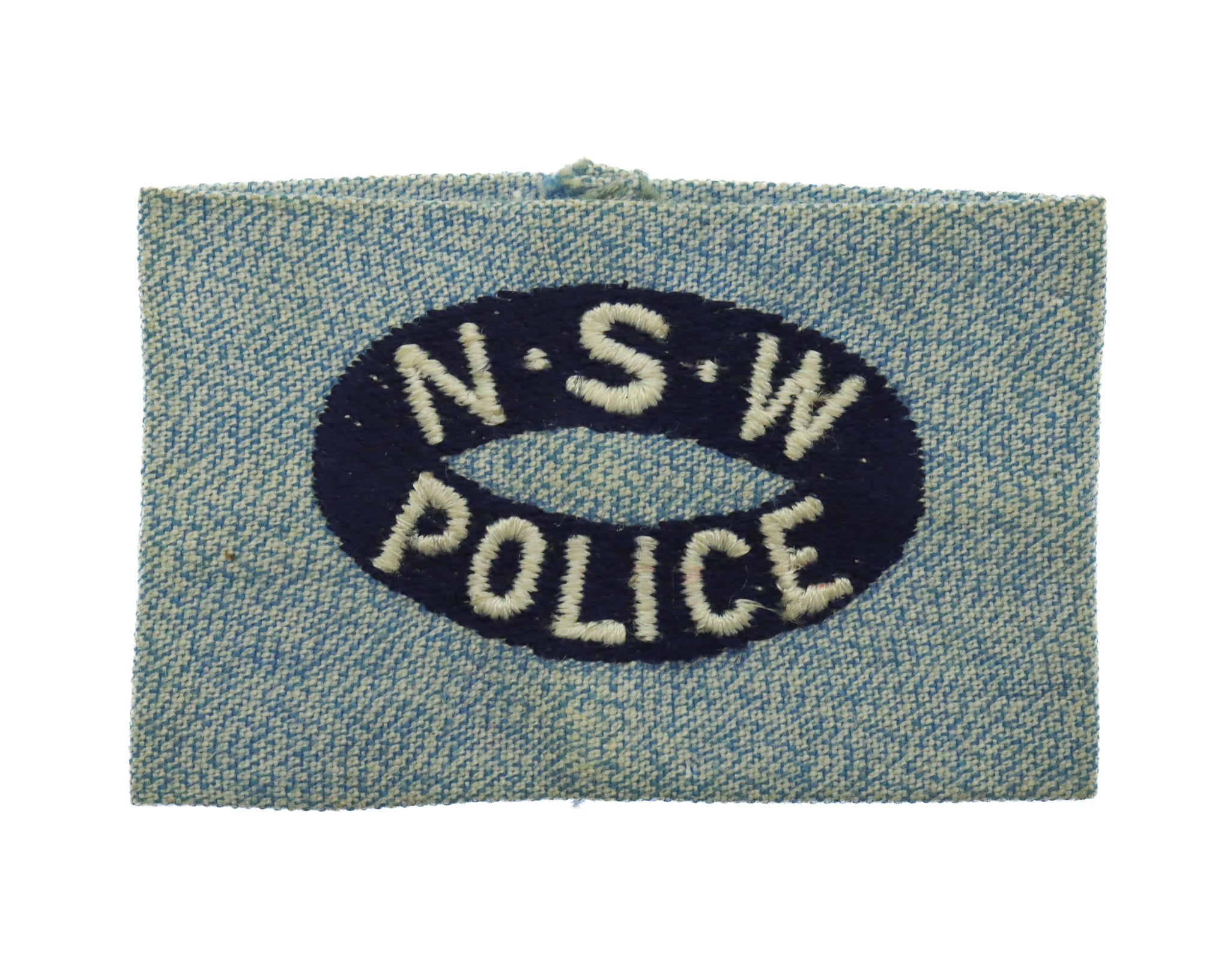 Australia New South Wales Police Cloth Slip On Shoulder Title Epaulette