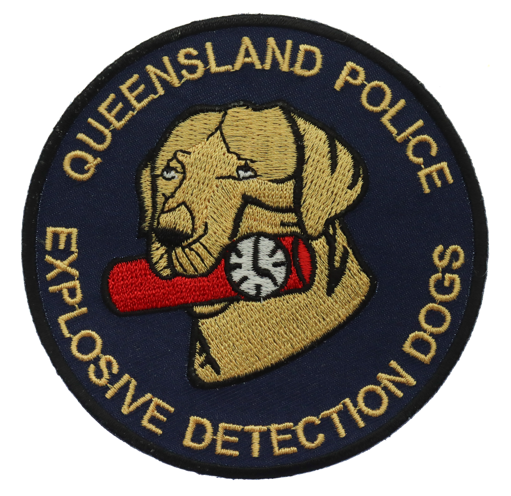 Australia Queensland Police Explosive Detection Dogs Cloth Patch Badge