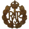 Royal Air Force (R.A.F.) Cap Badge - King's Crown
