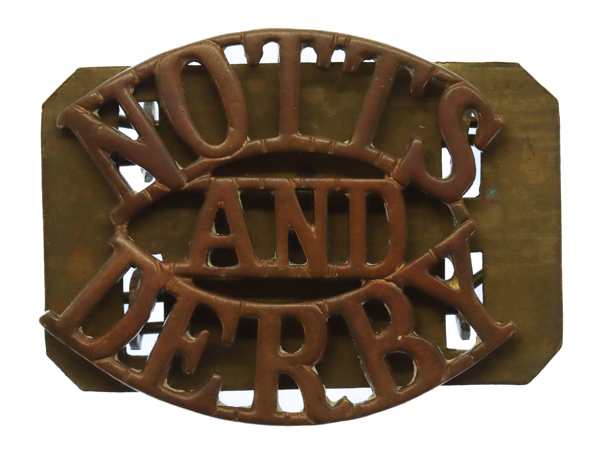 Notts & Derby Regiment Sherwood Foresters (NOTTS/AND/DERBY) Shoulder Title