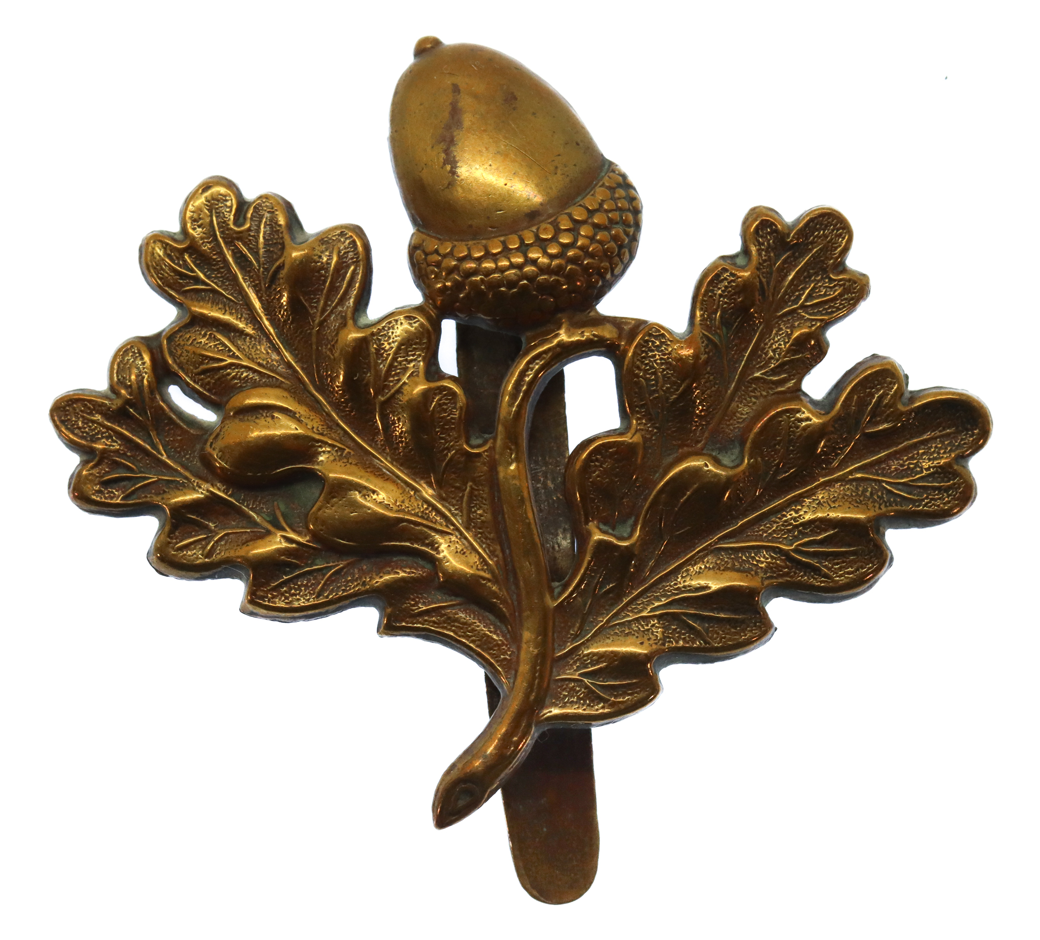 South Nottinghamshire Hussars Brass Cap Badge (F.E. Woodward)