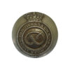 Victorian Staffordshire Yeomanry (Queen's Own Royal Regiment) Hollow Back Button (20mm)